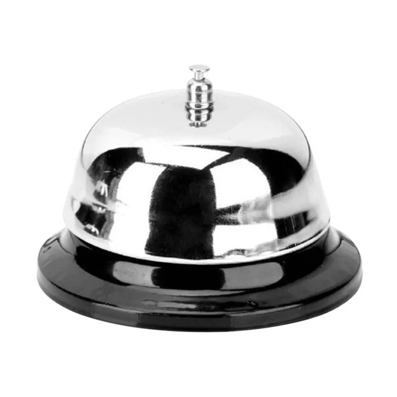 

Silver Stainless Steel Restaurant Call Bell Kitchen Dedicated Mission dishes bell Classic Bar Service Reminder Bells#T2