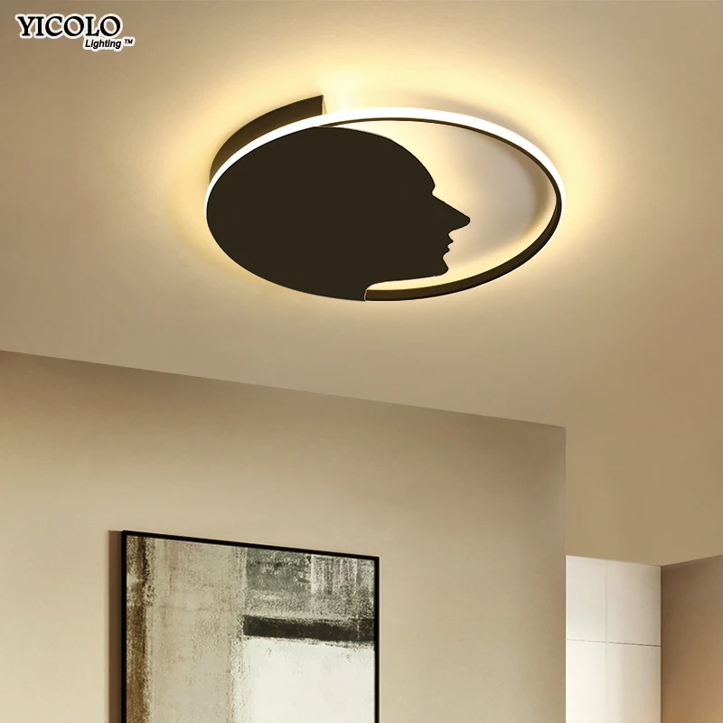 

Face Design LED Ceiling Lights plafond lamp Lighting For Living room Corridor Bed room luminaria led Indoor Home Lamps fixtures