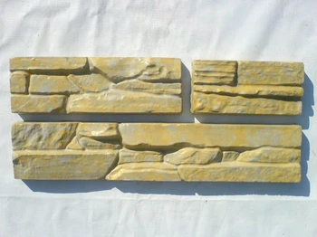 

Set 6 Plastic Molds for Concrete Plaster wall stone tiles Garden Decoration
