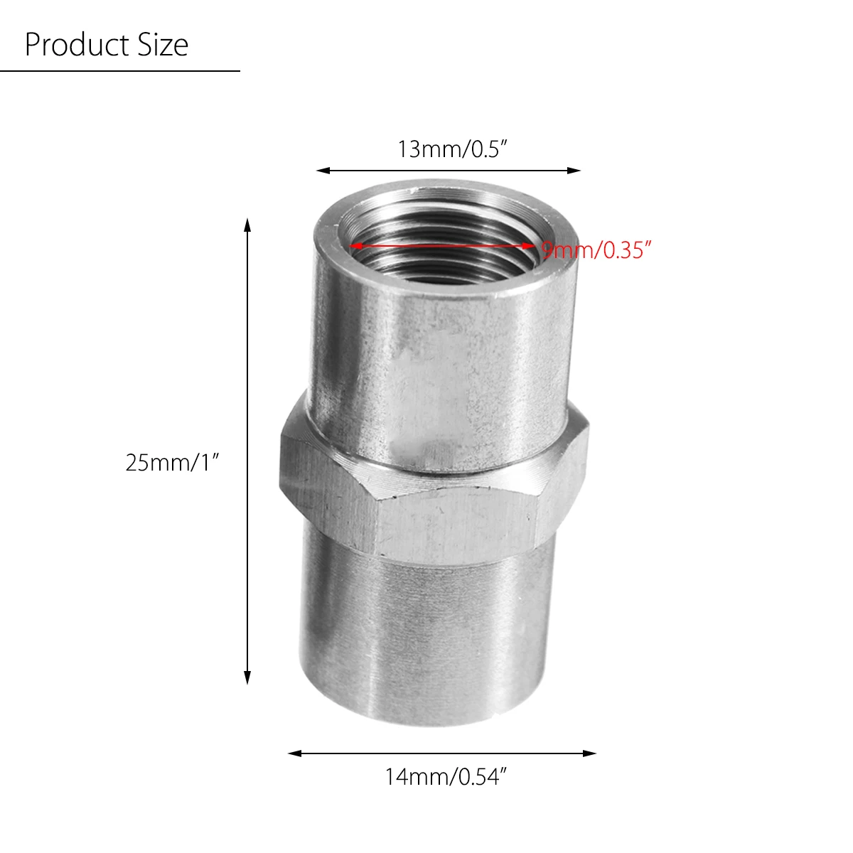 3 шт Пейнтбол PCP CO2 пневмошланг шестигранный ниппель Место 1/8 ''с внутренней резьбой NPT пейнтбол аксессуары 25x14x14 мм