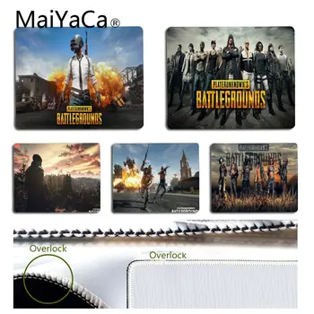 

MaiYaCa Playerunknown's Battlegrounds Gamer Speed Mice Retail Rubber Mousepad Comfort Small Mouse Mat Gaming Lock Edge Mouse pad