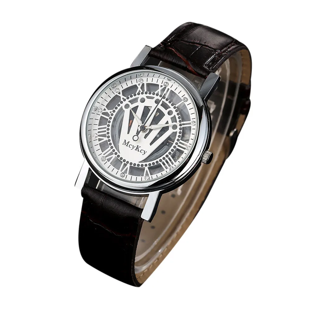 

Men Watch Women High Quality Delicate McyKcy Military Leather Waterproof Quartz Analog Army Men's Date Wrist Watches HOT SALE 3*