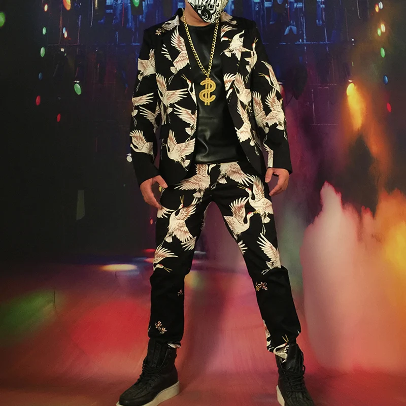 S-5XL! Ночной клуб бар мужской певец DS DJ MC сценический костюм для шоу GO хозяйка Мода