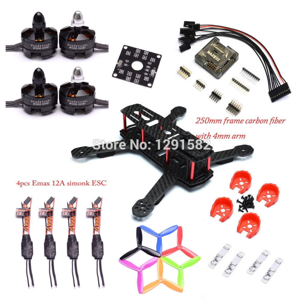 250 250mm ZMR250 V2 Carbon fiber FPV Mini Quadcopte with 250 250mm ZMR250 V2 Carbon fiber FPV Mini Quadcopte with