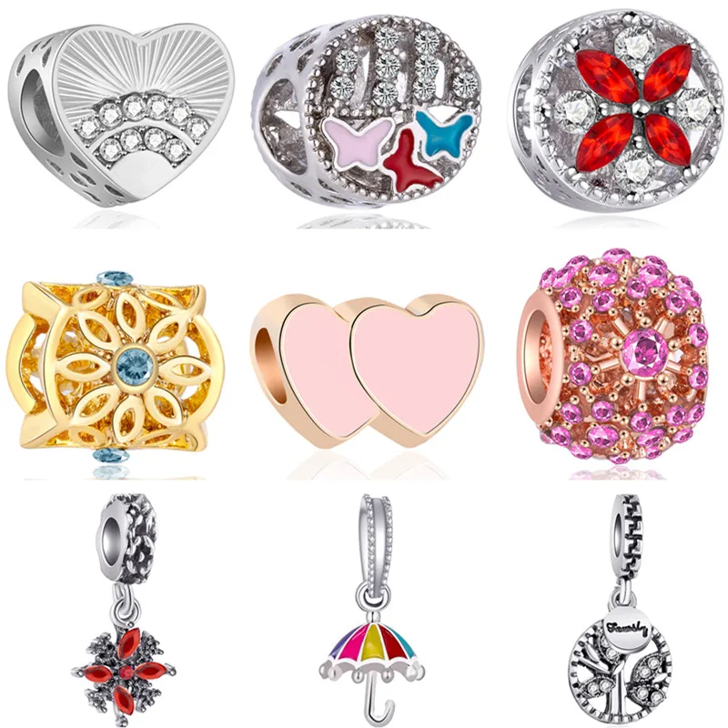 Maxi Charms бусы подходят для оригинальных Пандора браслеты женщин маленькая собака