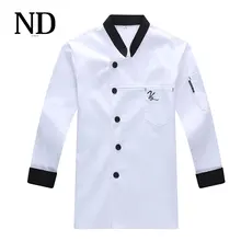 

3 Colour Restaurant Cook Suit Uniform Long Sleeve Chef Coat Autumn/winter Top Chef Jacket Free Shipping