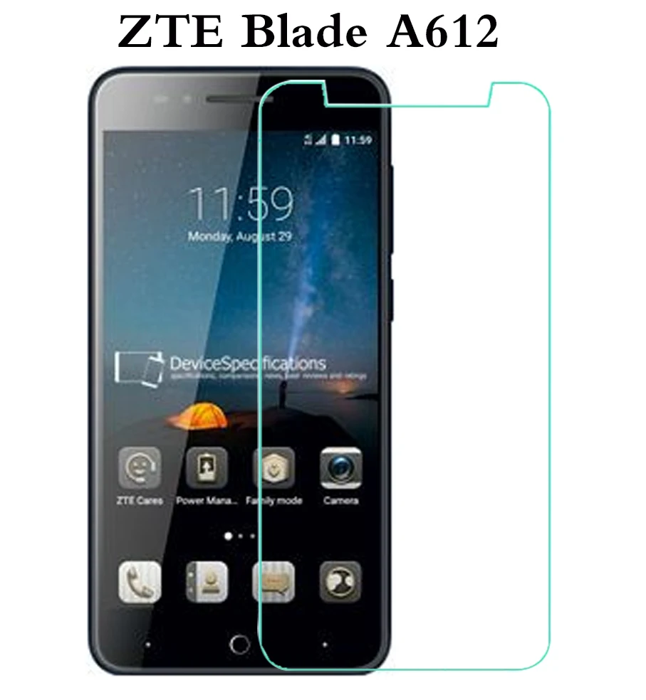 Закаленное стекло для телефона ZTE Blade A520 A612 Prestige 2 Zfive L Lte закаленное защиты экрана