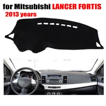 Приборной панели автомобиля охватывает мат для Mitsubishi Lancer Fortis 2013 левый руль пользовательские dashmat автомобиля Даш Pad авто аксессуары