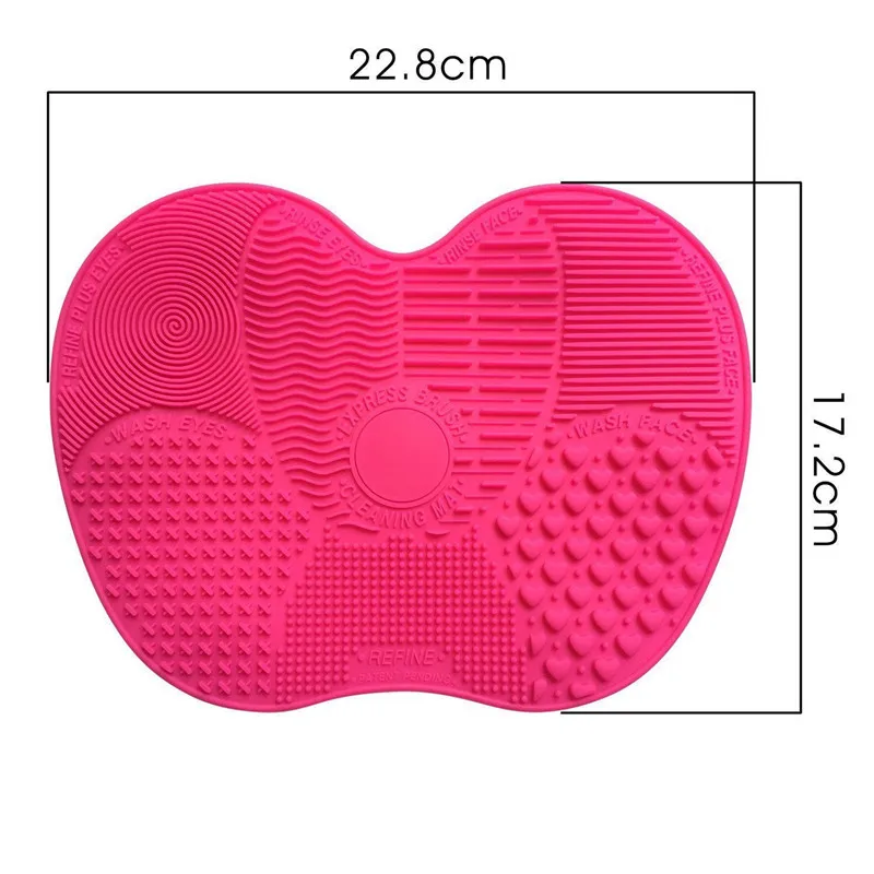 Новейшая силиконовая Кисть для макияжа ручной инструмент|silicone brush clean mat|makeup cleaning