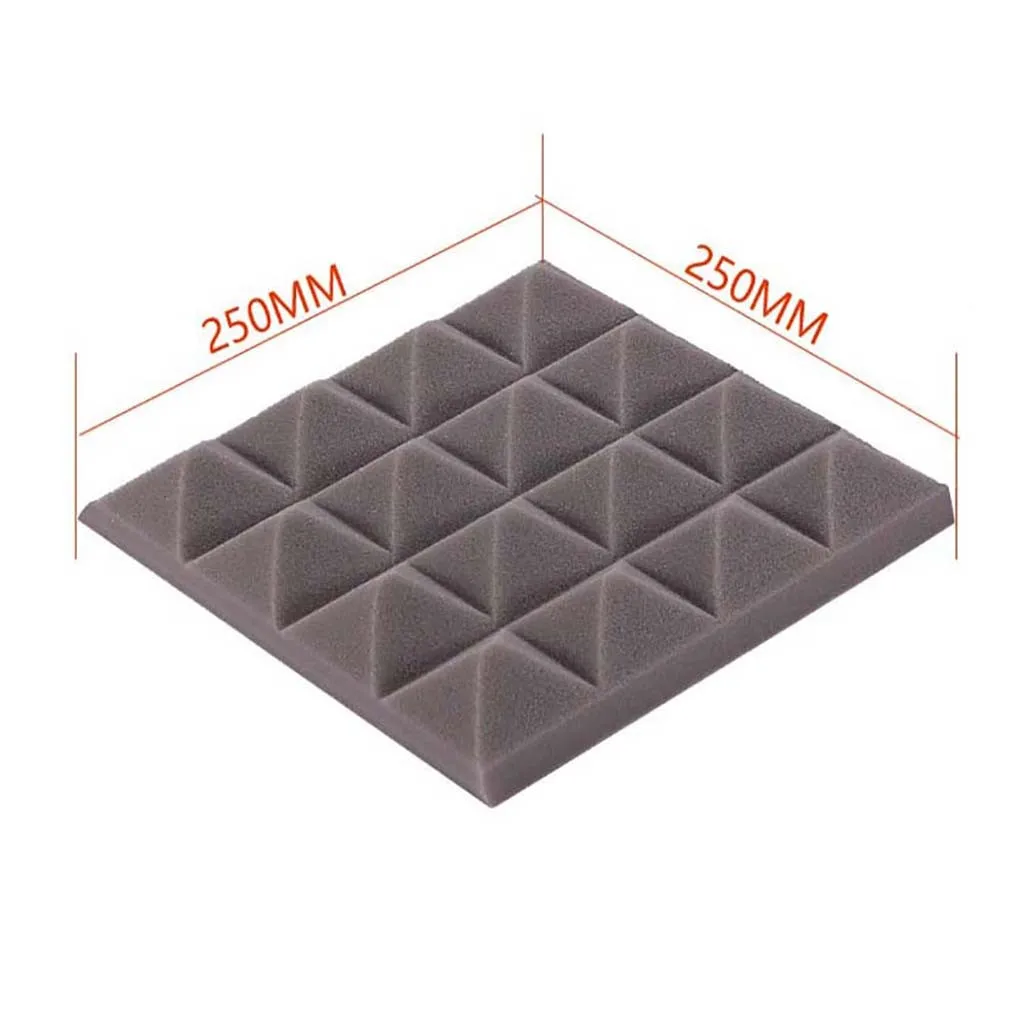 Звукоизоляционная пенопластовая панель для звуковой комнаты 25x25x5 см|Наклейки на