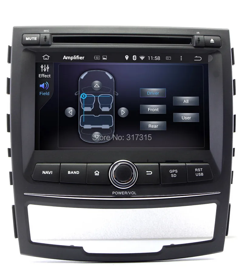 Flash Deal Android 5.1 Car DVD Player for Ssangyong Korando 2010 2011 2012 2013 with GPS Navigation Radio BT USB DVR WIFI Stereo Audio 3