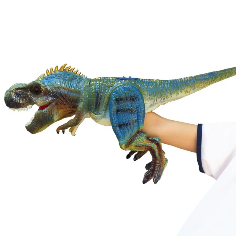 Simulate Big Dinosaur Hand Puppet With 