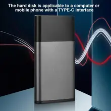 120G P10 серии портативный мини переносной Жесткий диск черный и серебристый серый для компьютера телефона