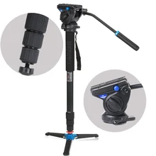 Benro Моноподы A48TDS4 алюминиевый монопод Спортивная скопия для наблюдения за птицами монопод S4 видео головка 4 шарнир Максимальная нагрузка 4 кг