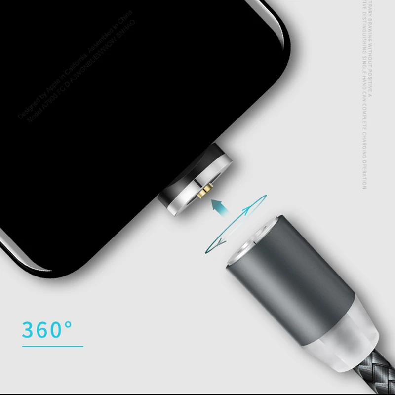 Магнитный зарядный USB кабель для iPhone SE 5S 6 6s 7 8 Plus X магнитное зарядное устройство