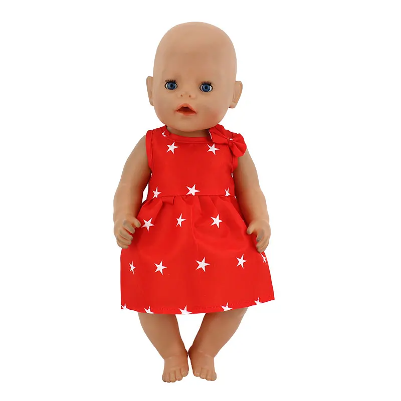 Новое платье Одежда для 43 см Zapf Baby Doll 17 дюймов Reborn младенцев куклы одежда