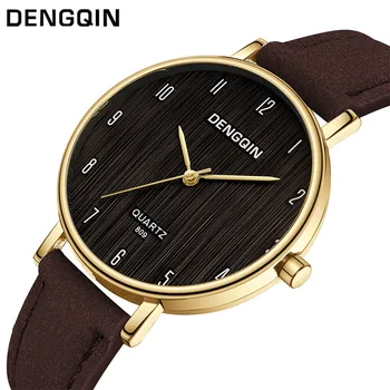 

Simple Fashion Women 's Leather Band Stainless Steel Analog Quartz Diamond Wrist Watch Watches Clock For Ladies Female Students