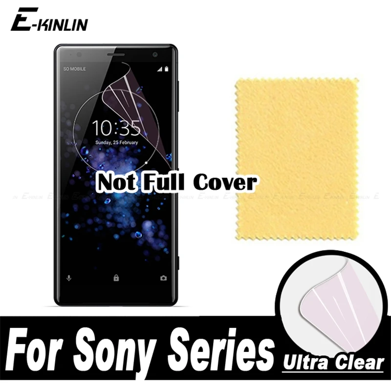 

HD Clear Display Soft Screen Protector Protective Film For Sony Xperia XZ3 XA2 Ultra Plus XZ2 Premium Compact