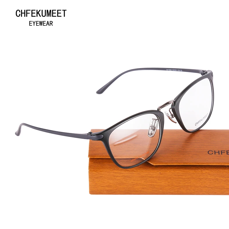 

CHFEKUMEET Ultralight Moypia Presbyopia Optical Prescription Glasses Men Anti Blue Ray Eyeglasses Men Photochromic Glasses