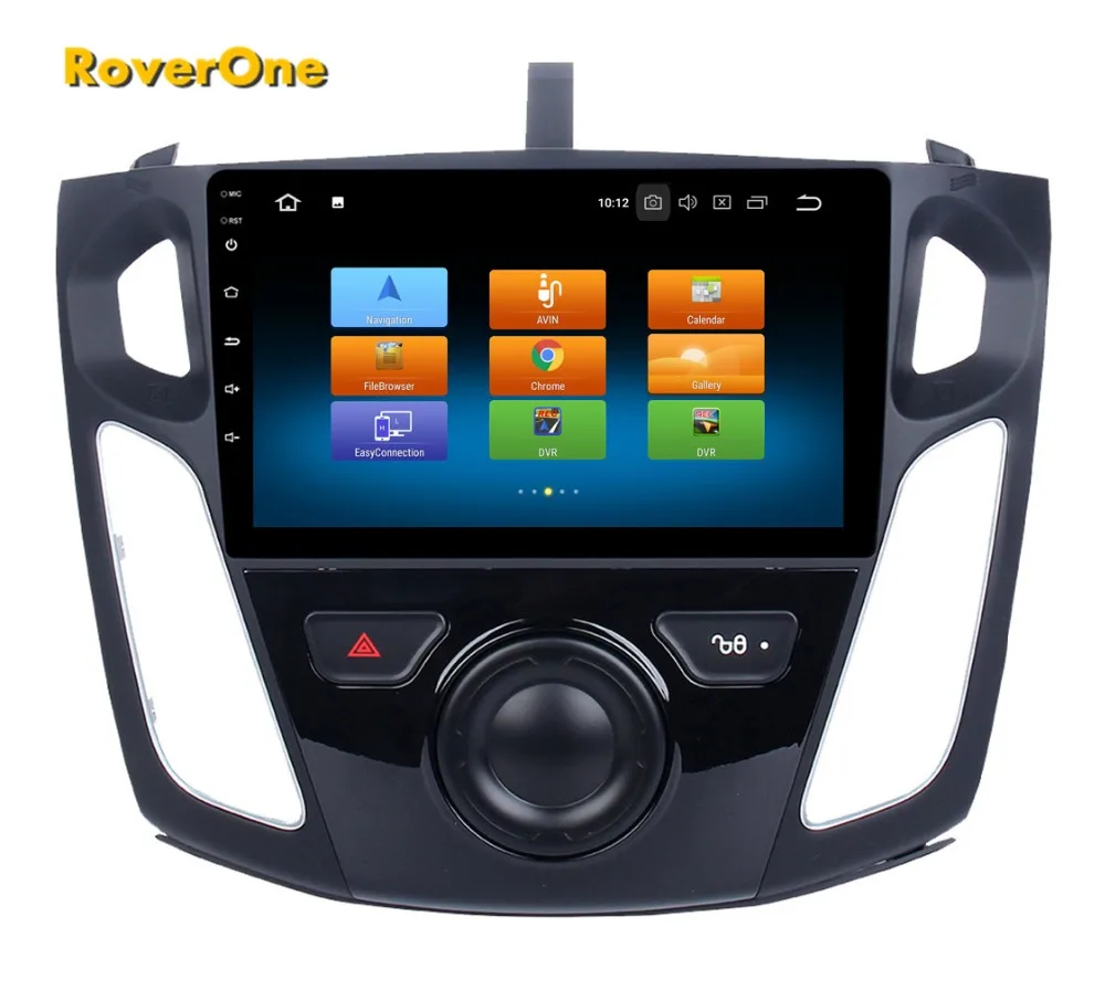 Excellent RoverOne Android 9.0 Octa Core Car Radio GPS For Ford For Focus 3 2012 2013 2014 Touchscreen Multimedia Player Stereo Head Unit 6