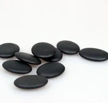 

5 pcs 3*4cm Natural SPA energy volcanic hot eye toes finger massage stone trumpet