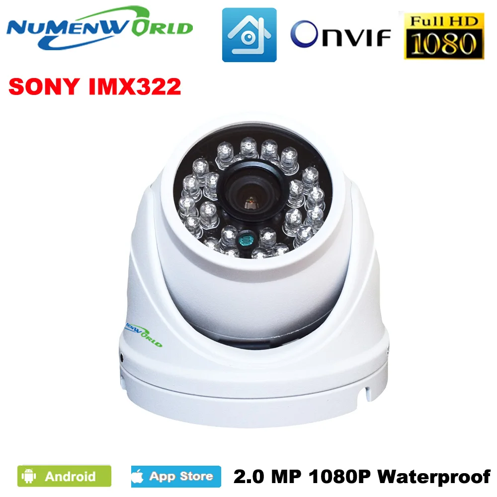 

Mini IP camera 1080p Outdoor Network Waterproof Home Security Camera 2.0MP Onvif 24 IR Led Dome Camera Min Cam Digital Record