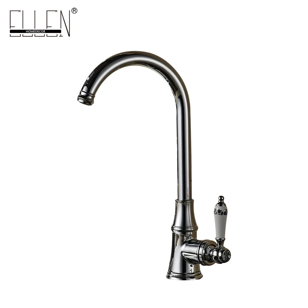 Kitchen faucet 360 rotating chrome silver swivel kitchen sink Mixer tap hot and cold water mixer