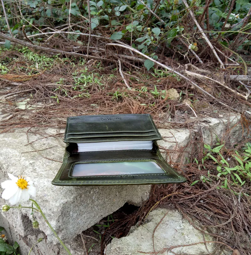 Oliver Green Waxed Credit Card Holder  (14)