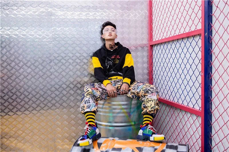  Hip Hop Harem Joggers Pants Man harem Jogger  (2)