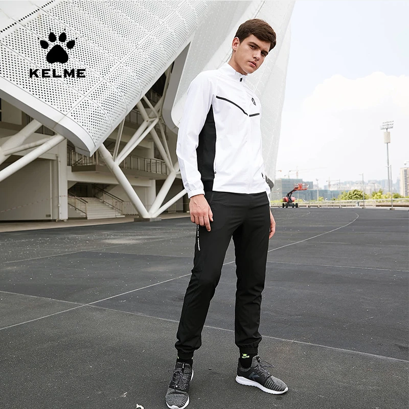 KELME Ropa deportiva para hombre, chándal deportivo para y sudadera tejida con capucha, para running| - AliExpress
