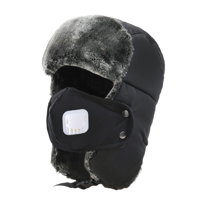 

Thickening Mask Skiing Caps Winter Warmer Earmuffs Outdoor Sport Men Hiking Snowboard Snowmobile Windproof Hat