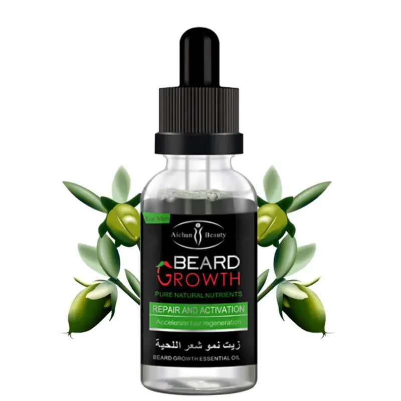 

Professional Men Beard Growth Enhancer Facial Nutrition Moustache Grow Beard Shaping Tool Beard care products
