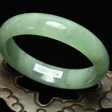 wholesale_jewelry_wig$57 мм Сертифицированный натуральный зеленый жадеитовый браслет ручной работы