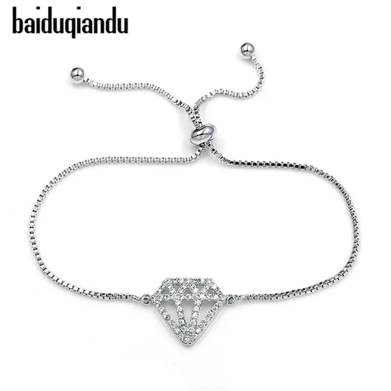 

Sparkling Cubic Zirconia Crystal Allure Zircon CZ Brilliant Adjustable Bracelets for Women or Party