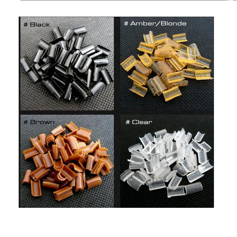 

Professional Salon Additional Lengths U Keratin Tips for Re-Bonds Human Hair Extensions Accessories Tools 100PCS Sale