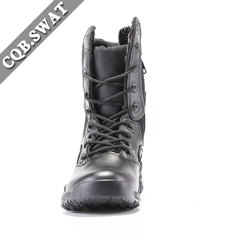 CQB. SWAT/черные мужские военные армейские ботинки на молнии; Прочные Дышащие носки в армейском стиле; стиль; брендовые ботинки; свирепый дракон