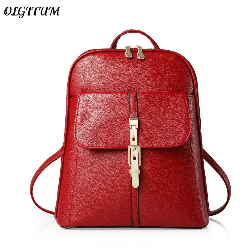 Elegant Women Backpack High Quality PU Leather Backpack For Ladies