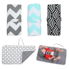 Детский хлопковый утеплитель складной водостойкий многоцелевой Пеленальный Коврик для новорожденного ребенка на открытом воздухе портативный пеленальный коврик