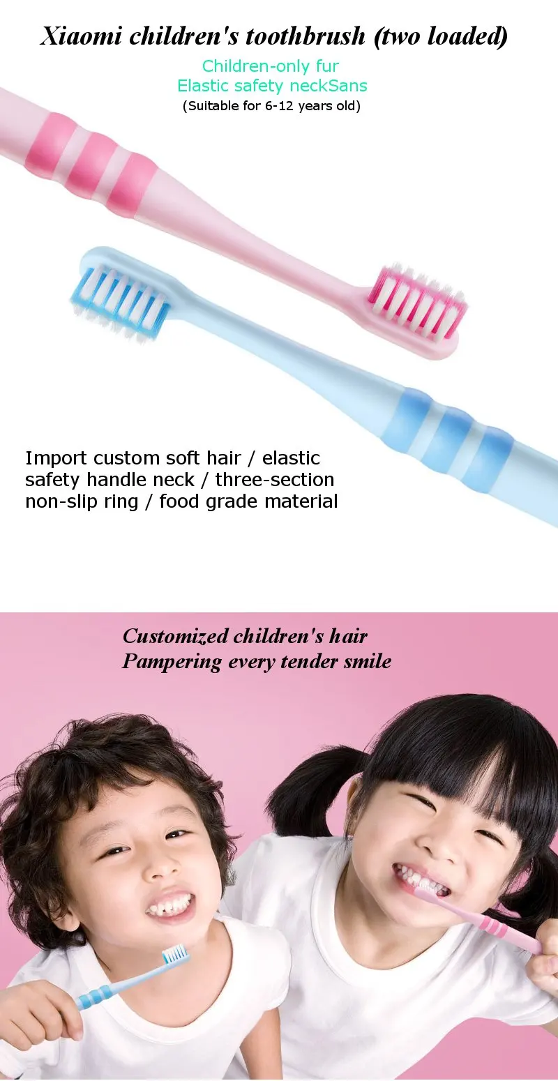 Xiaomi Children's Toothbrush Antibacterial Toughness Safe