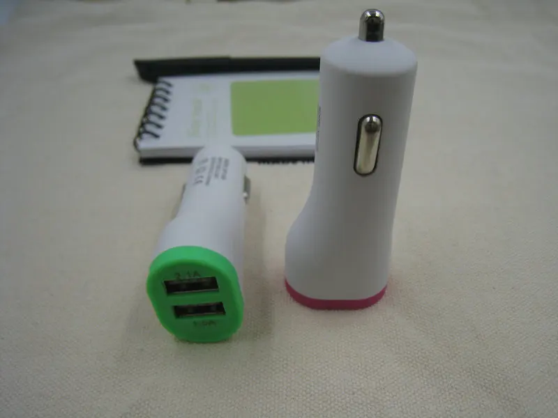 Small waist Dual Port USB Car Charger_0368