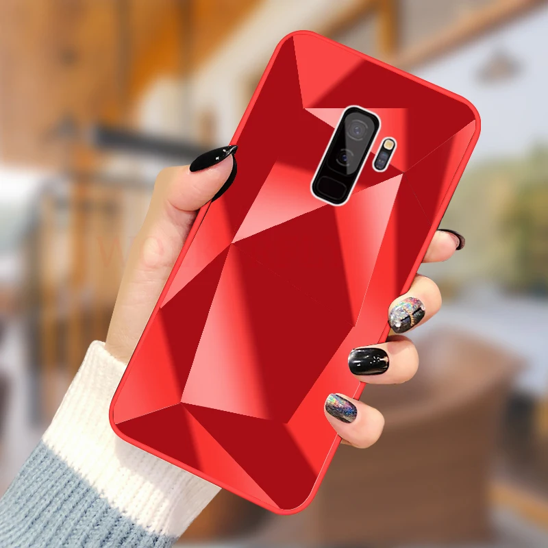 3D алмазный зеркальный чехол для Samsung Galaxy J3 J5 J7 2016 2017 J4 J6 J8 A7 A8 A6 Plus 2018 S8 S9 S10 S10e