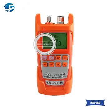 

Handheld OPM AUA-9AC Optical Power Meter, Visual Fault Locator -70~+10dBm VFL 10mW Power Meter