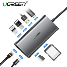 Ugreen USB HUB USB C to HDMI RJ45 PD Thunderbolt 3 Adapter for MacBook Samsung Galaxy S9/S8 Huawei P20 Pro Type-C USB 3.0 HUB
