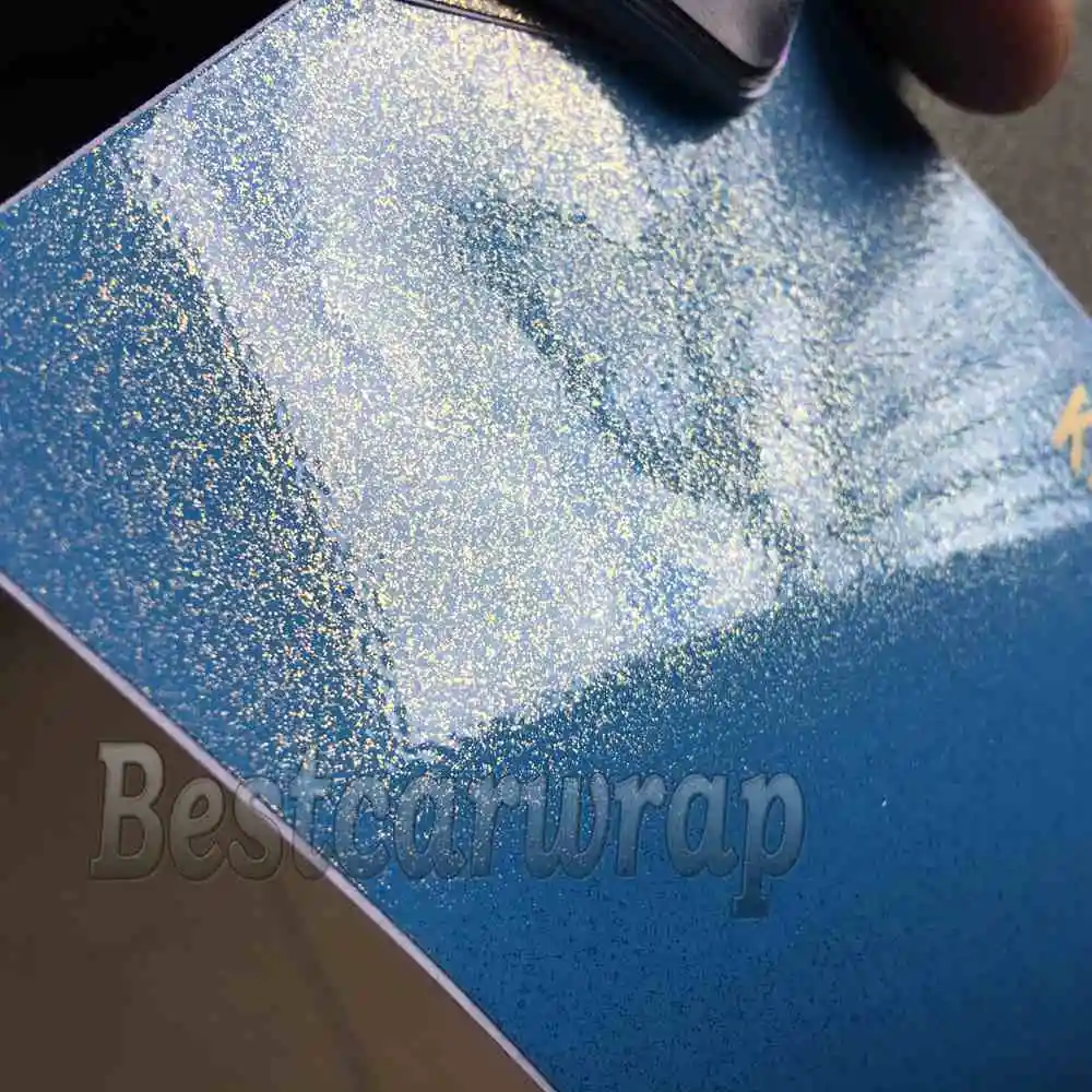 sparkle gloss metallic high glossy car Vinyl Foile wrapping styling glitter (14)