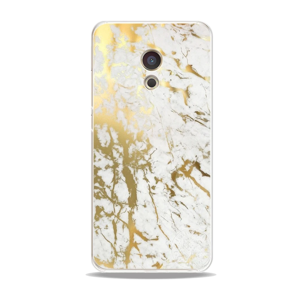 HAMEINUO gold чехол под мрамор для Meizu M5 M5S M2 M3 M3S MX4 MX5 MX6 PRO 6 5 U10 U20 note plus|case for meizu|phone casescase plus