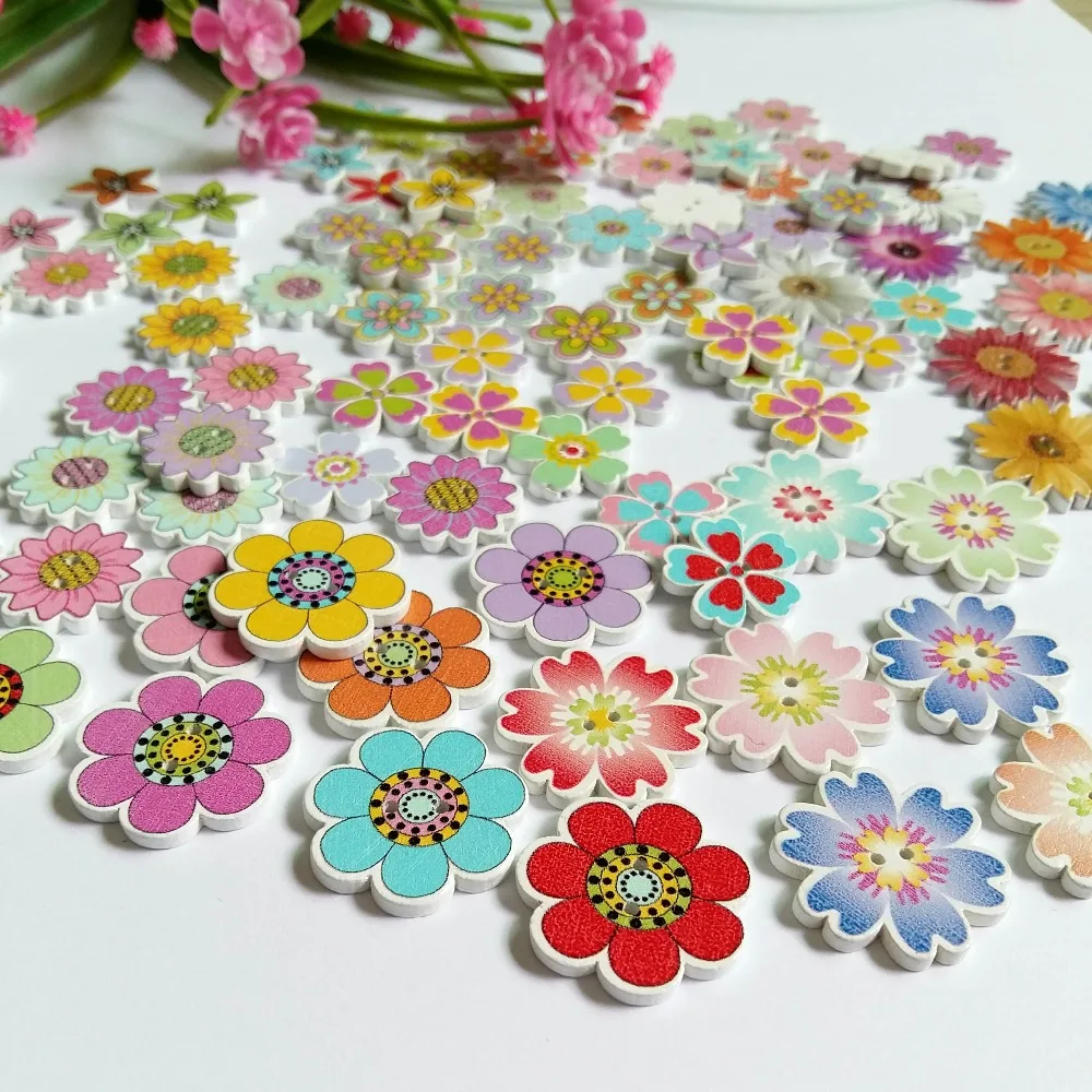 wooden craft buttons bulk