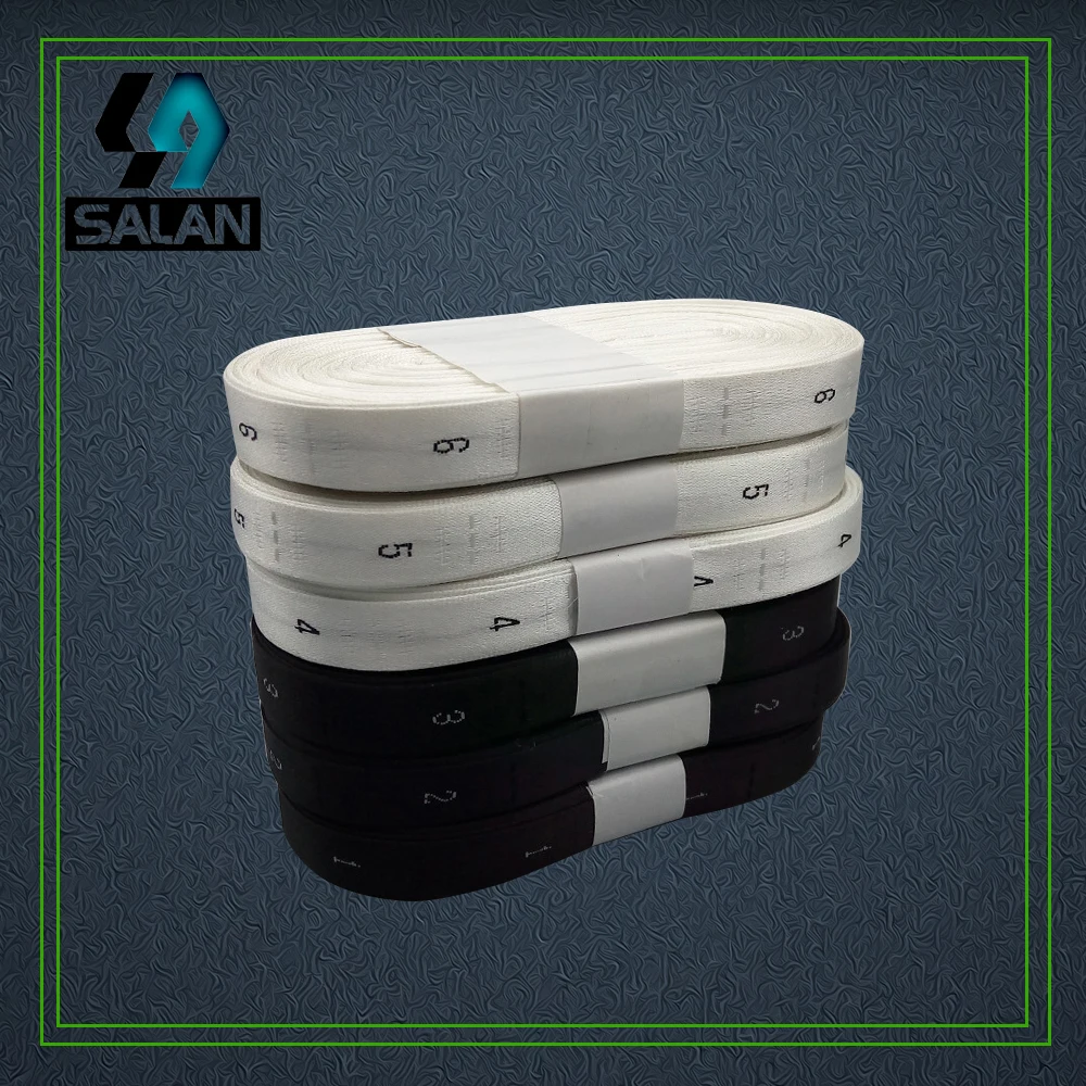 

Wholesale Stock garment satin number 1-24 size labels for clothing sewing tags Customized clothing woven Size tags free shipping