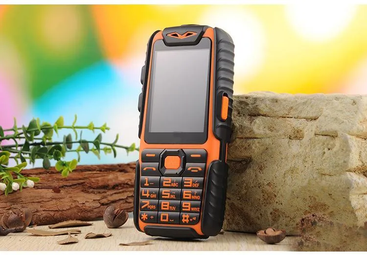 Водонепроницаемый телефон Guophone A6 power Bank Мобильный телефон Bluetooth FM радио Телефон Прочный противоударный пылезащитный OTG Мобильный телефон