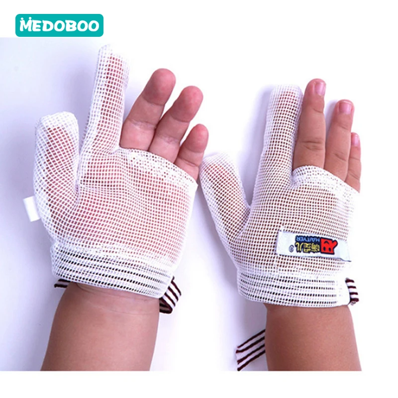 Medoboo Baby Gloves Newborn Anti-grip Anti-eating Hand Food-grade Teething Mitten Baby Anti Scratching Gloves Protection Face