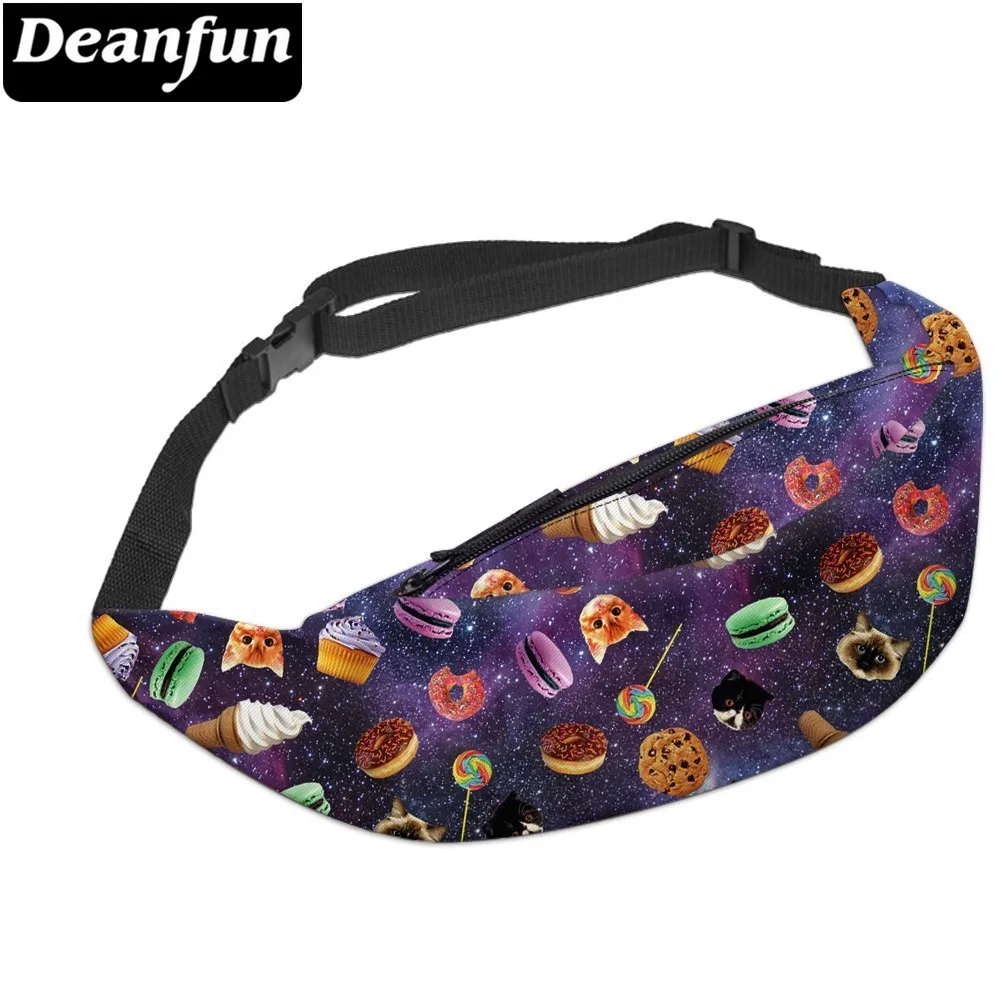 Deanfun новая 3D цветная поясная сумка для мужчин стильная котов женщин и пояс денег
